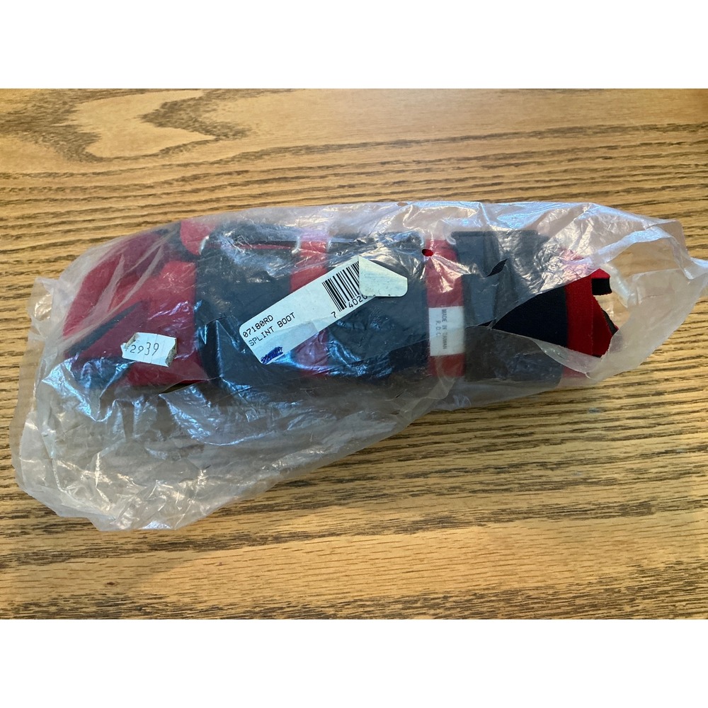 Red Black Equestrian Splint Boot Horse Leg Protection Support 07180RD New
